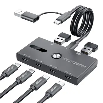 허브 USB C 허브, USB 타입 C-USB 3.2, PD 100W 어댑터, 맥북 프로, 아이맥 어댑터, 노트북 액세서리, USBC 허브 스플리터, 10Gbps