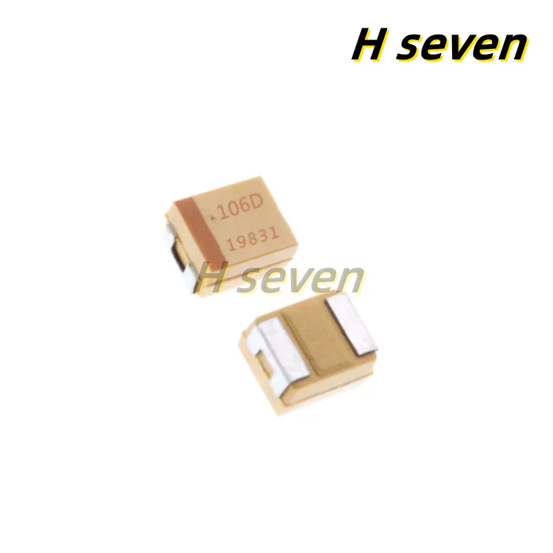 

10pcs 1210 SMD Tantalum Capacitor 3528 B Type 20V 10UF ±10% 106D TAJB106K020RNJ