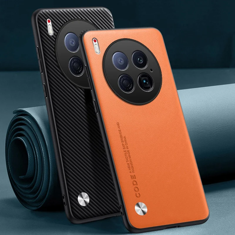 Premium PU Leather and Silicone Protective Phone Case - Full Protection Luxury Back Cover