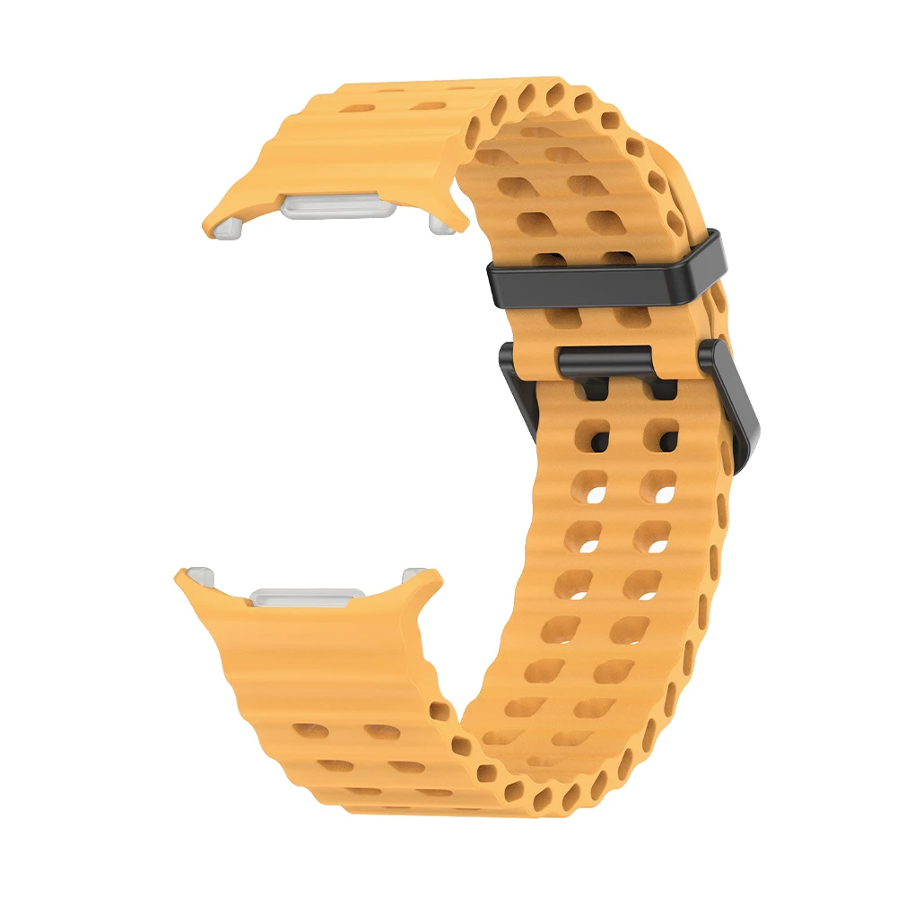 Enhanced Two-Tone Marine Silicone Sport Strap
