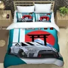 GTR racing retro printed Bedding Sets exquisite bed supplies set duvet cover bed comforter set bedding set luxury birthday gift 6