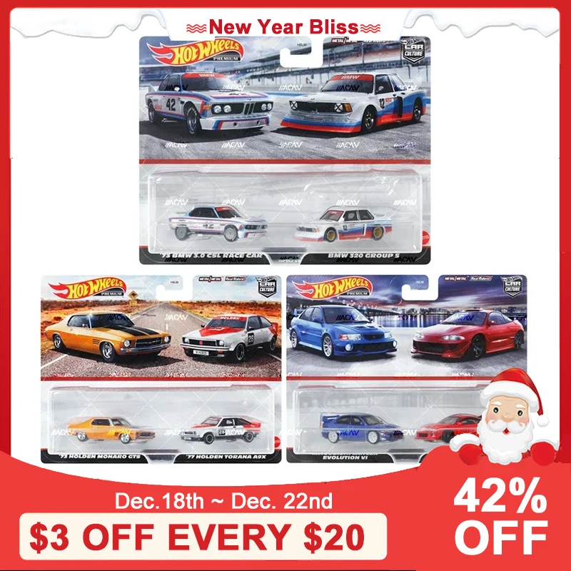 Original Hot Wheels Premium Car Culture Toys For Boys 1/64 Diecast Holden Monaro Gts Holden Torana Bmw Mitsubishi Regalo Di Compleanno