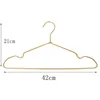 5pcs Clothes Hangers Heavy Duty Metal Strong Non-Slip Clothing Coat Hanger For Bedroom Gold Silver Wardrobe Storage Organizer 6