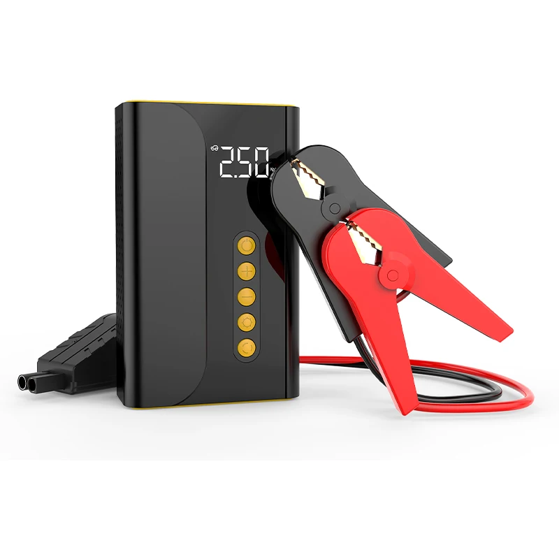 Emergency pneumatic power supply for automobiles, emergency flashlight lighting function, motorcycle inflator
