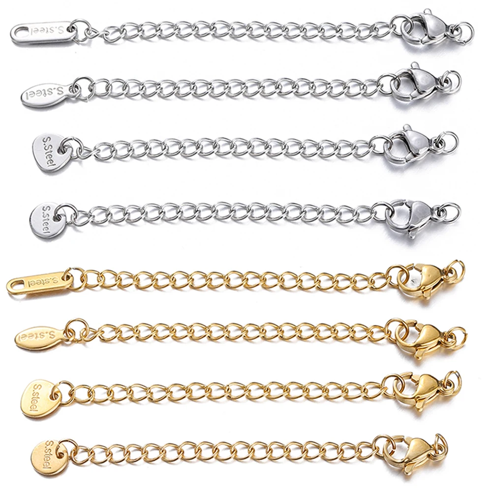 3-Piece Handmade Silver Lobster Clasp Set - S Hook Jewelry Clasps For DIY Necklaces & Bracelets