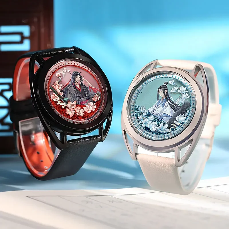 

Original Grandmaster of Demonic Cultivation MDZS Wei Wuxian Lan Wangji Anime Watches Cosplay Touch Screen Quicksand Led Watch