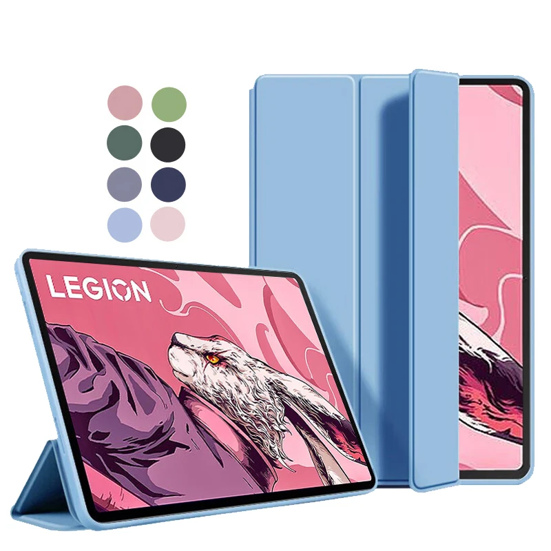 For Legion Y700 Tablet 2023 Case Cover Folding Stand Magnetic Soft TPU Back for Lenovo Legion Y700 2nd Generation Gen2 Case Pen