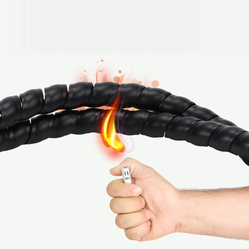 1m 2m 14mm Line Organizer Pipe Protection Flexible Spiral Wrap Winding Cable Wire Protector Car Cable Sleeve Cover Tube