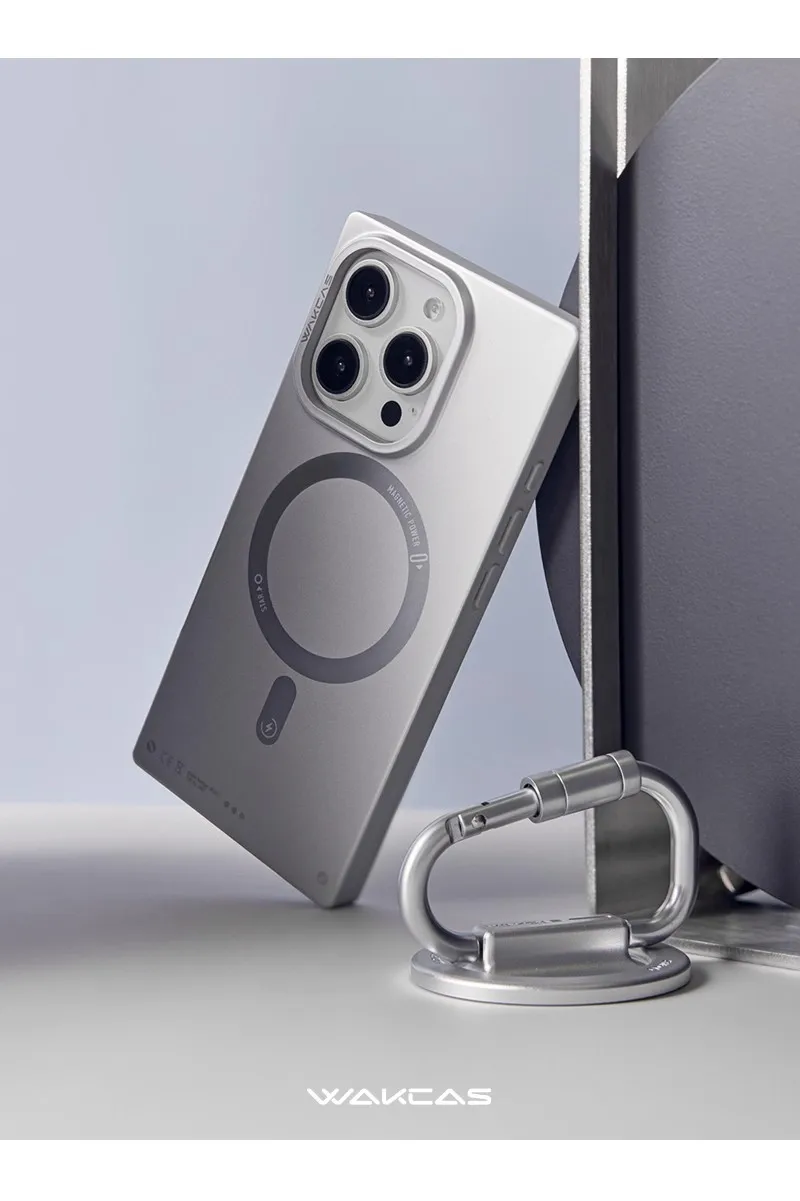 Wakcas Matte Magnetic Square iPhone Case