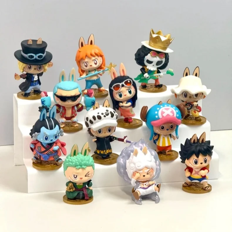Echte POPMART THE MONSTERS X One Piece Series Blind Box Mystery Box Anime Sammlerfigur Sammlermodell Geburtstagsgeschenk – Detail 1