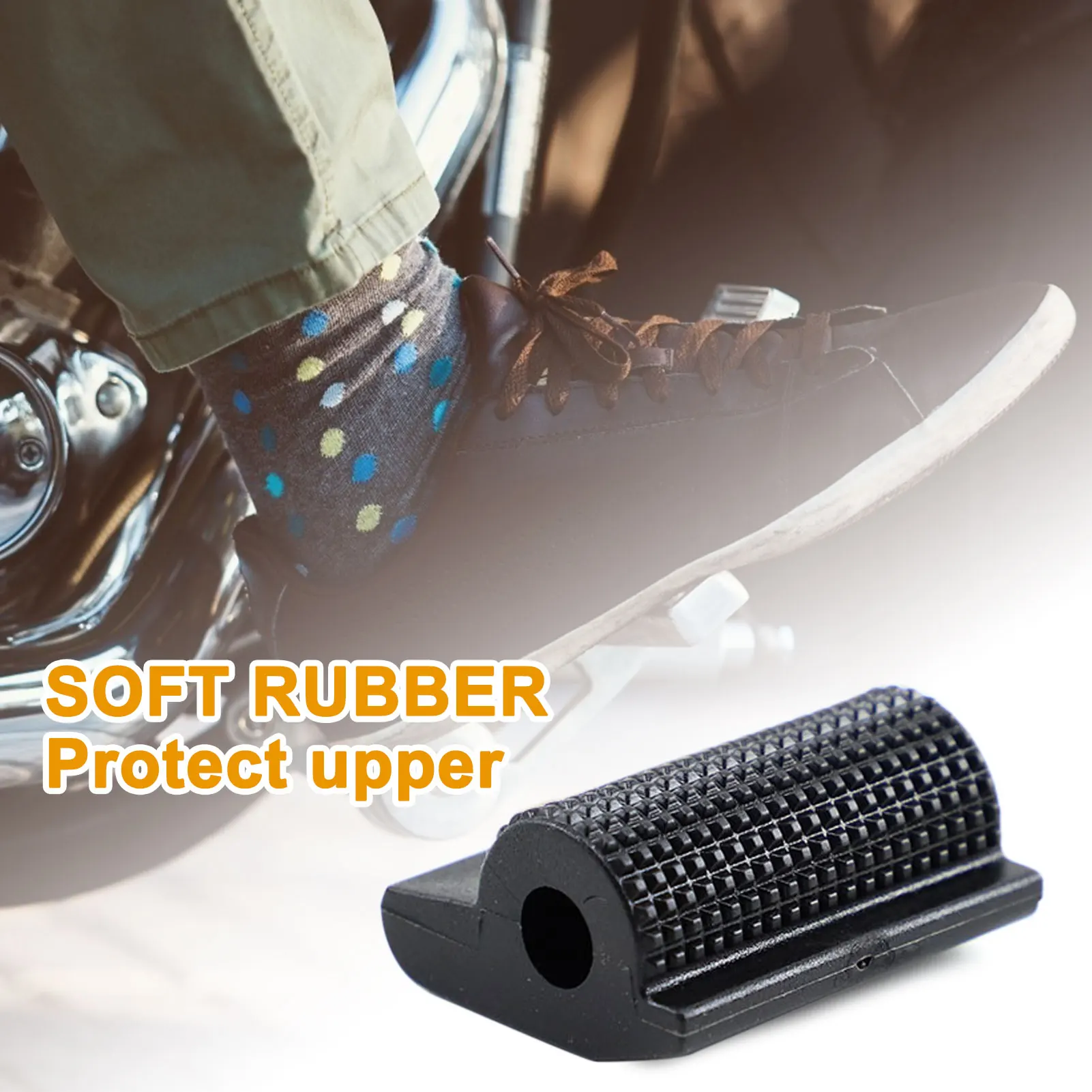 Motorcycle Shift Gear Lever Pedal Rubber Cover Shoe Protector Foot Peg Toe Gel Edal Shift Upper Protective Cover Moto Parts motorcycle shift gear lever motorcycle shoe cover motorcycle shoe protector motorcycle protective gear motorcycle shift pedal cover motorcycle lever protector
