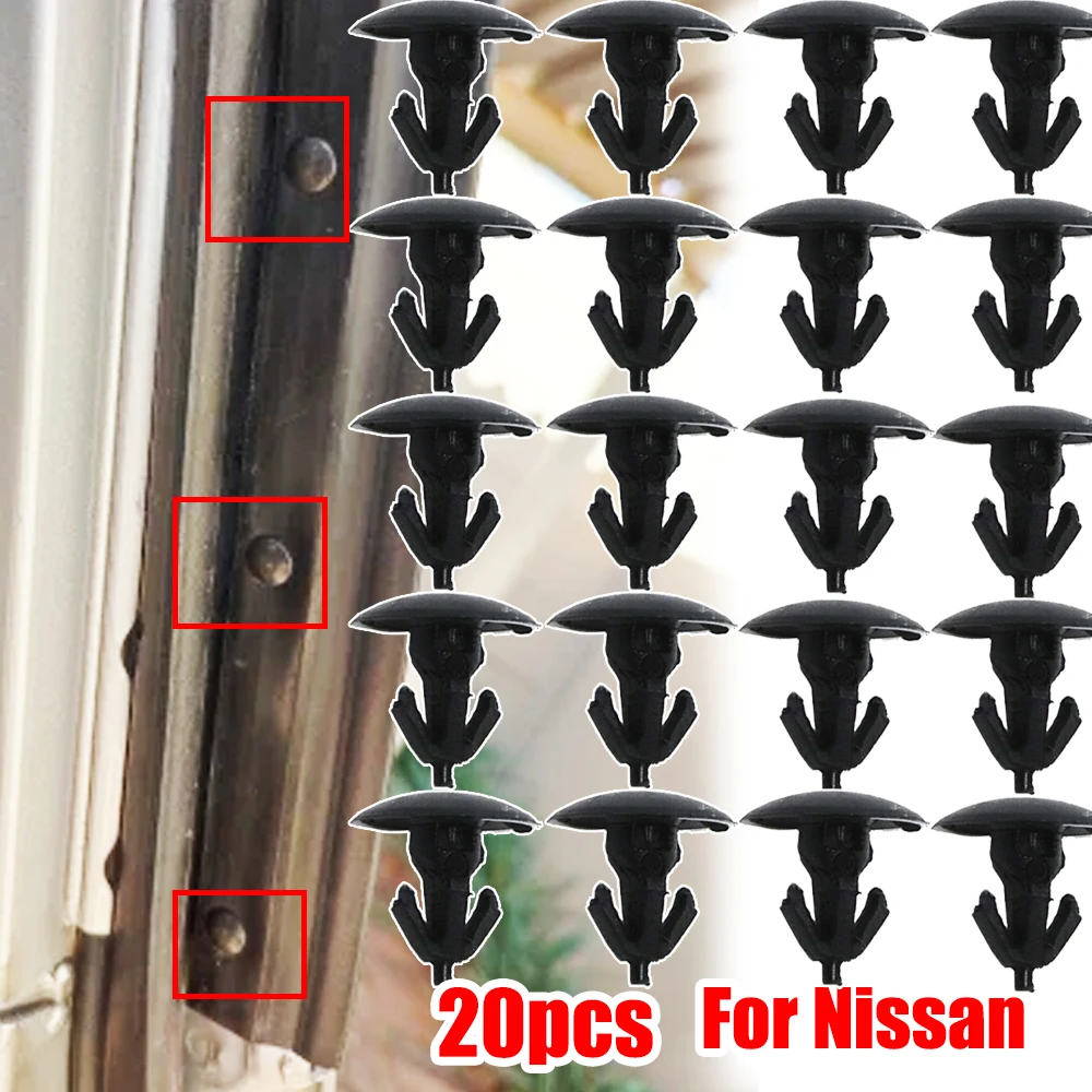 Car Door Weatherstrip Rivet Lining Lower Upper Clips 82850JG00C For