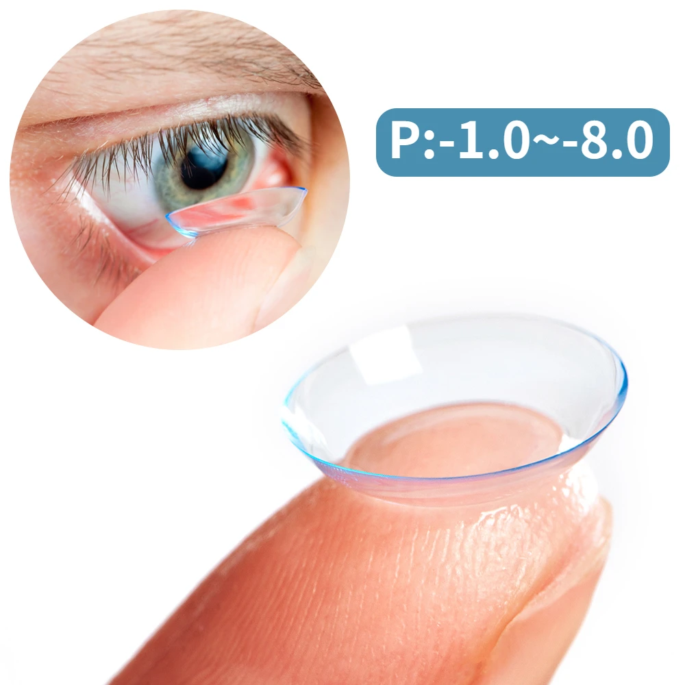 Contact Lenses for Vision Diopter Correction with Degree Eye Contacts Lens Myopia Power
