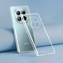 High - Quality Transparent Soft TPU Phone Case with Camera Protection and Crystal Clear Back Cover - Redmi note 15 pro+ 5g (Clear)