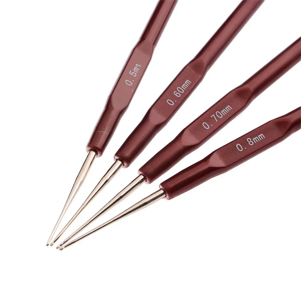 Description Picture 5 of itemSewing Tools Braiding Hair Micro Hook for Making Dreadlock Braid Maintenance Braiders Knitting Hooks Dreadlock Crochet Needle