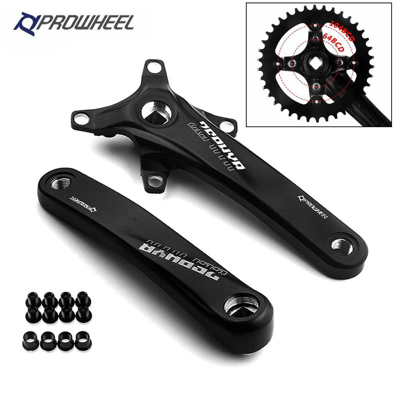 MTB 104BCD Cranks Square Hole 170/175mm Bicycle Crank 104 BCD 8/9/10/11