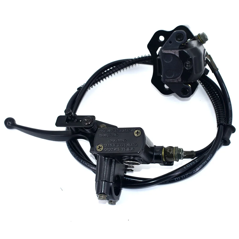 

ATV Rear Brake Lever Assembly for 50 70 90 110 125 150cc Quad master cylinder caliper Chinese Left Hand bar grips