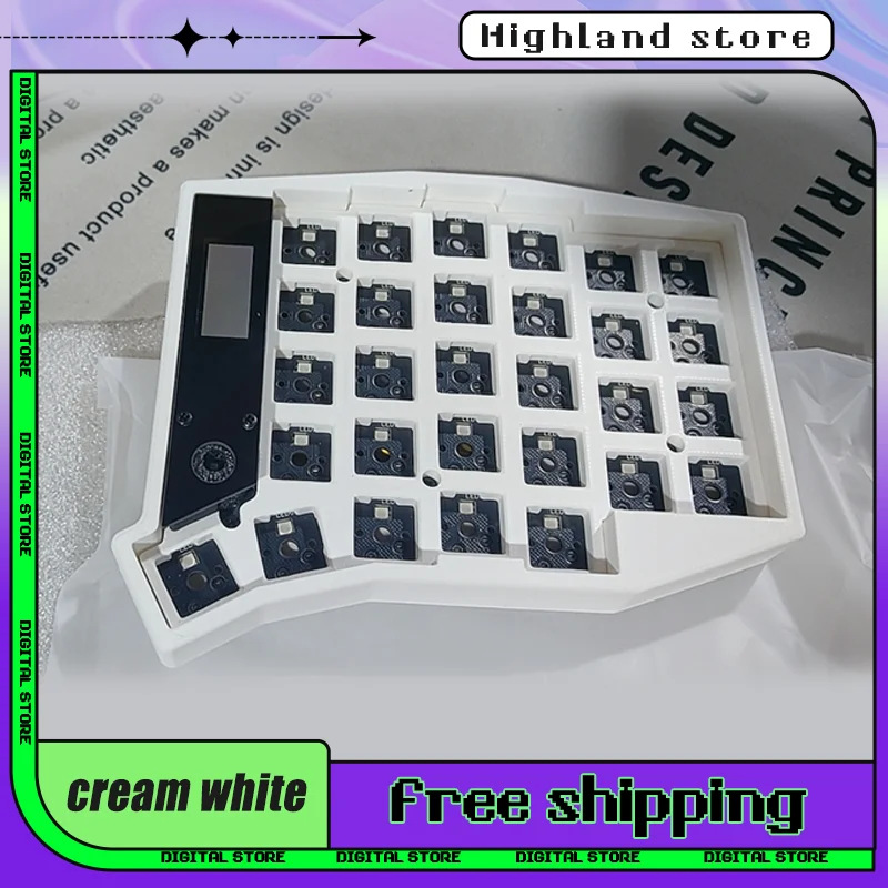 Sofle Keyboard Kit Bluetooth Dual Mode Zmk Split Corn Scheme