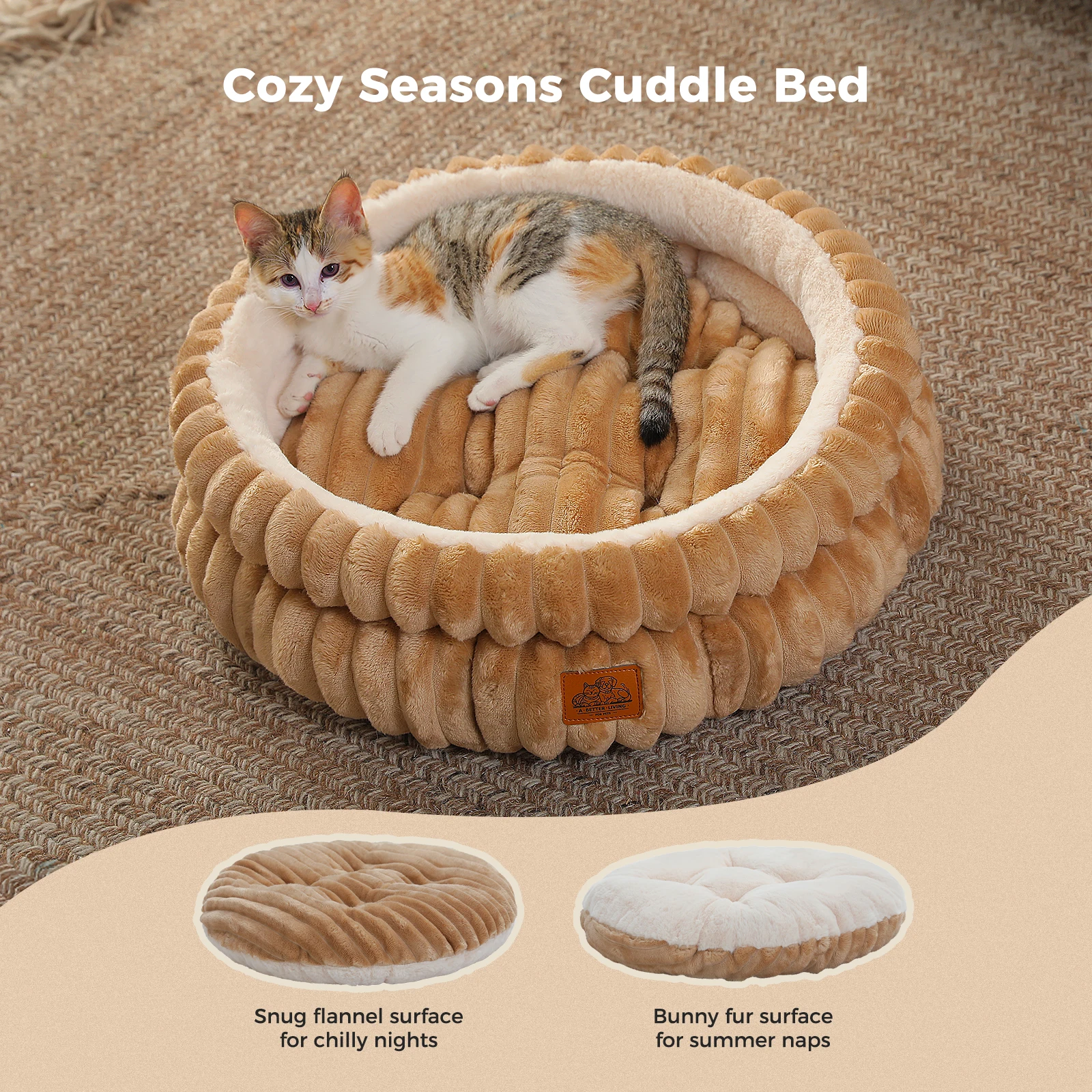 Cozy Cat Bed for Indoor Use