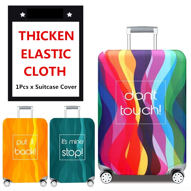 

23-26inch Thicker Travel Luggage Protective Cover Apply Trolley Case Elasti Protect Sleeve Suitcase Accessories Supplies Items