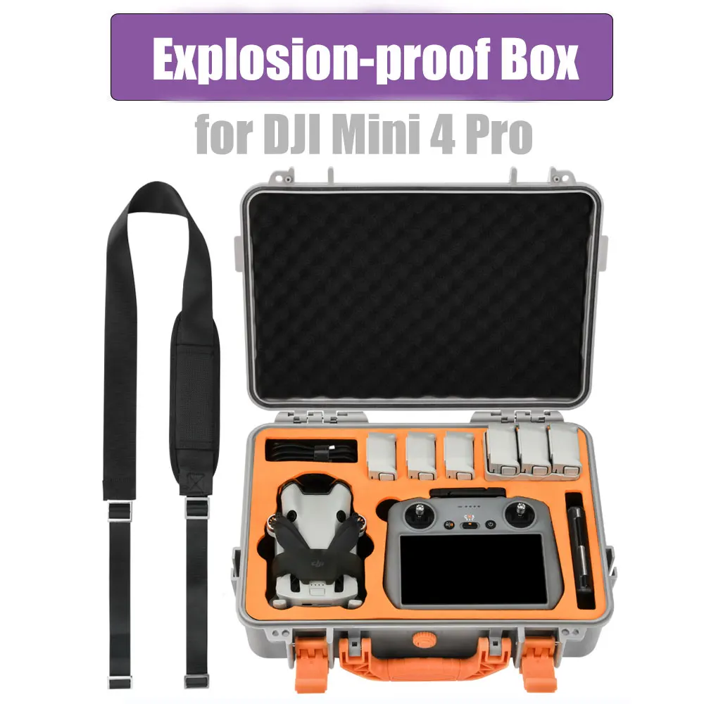 ABS explosion-proof case for DJI Mini 4 Pro drone - Maison Du Drone