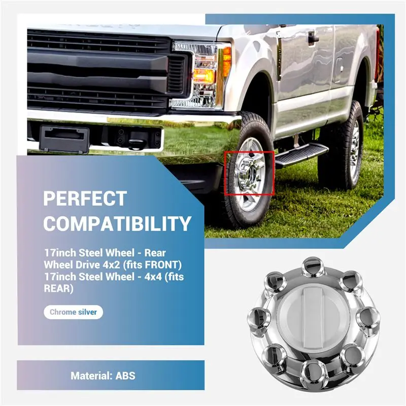 휠 센터 허브 캡 HC3Z-1130-J HC3Z1130J 포드 F-250 F-350 슈퍼 듀티 2017-2022용