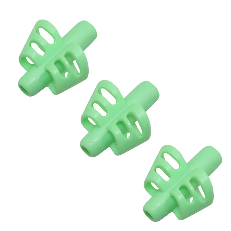 thumbnail image 1 of 3 piezas de soporte para bolígrafos de escritura para niños, los niños aprenden y practican el corrector de postura de sujeción de lápiz asistido por gel de sílice para estudiantes, 1 of 5