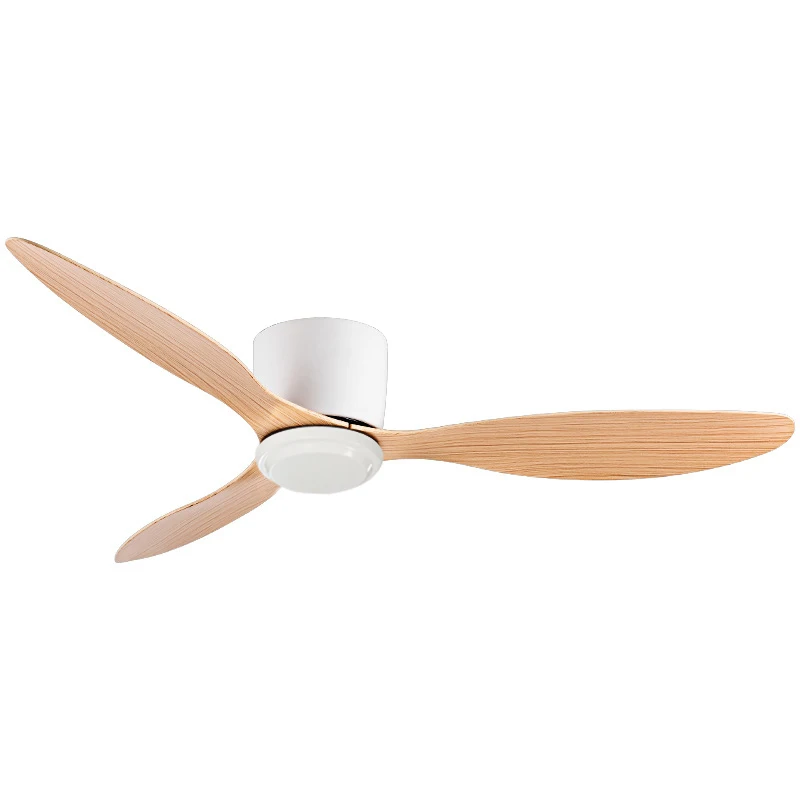 Modern Black White Low Floor DC Motor 30W Ceiling Fans With Remote Control Simple Ceiling Fan Without Light Home Fan 6