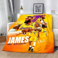 Printed Blanket Basketball Star K-kobeS  Picnic Blankets Warm Blanket Soft and Comfortable Blanket Home Travel Birthday Gift 2