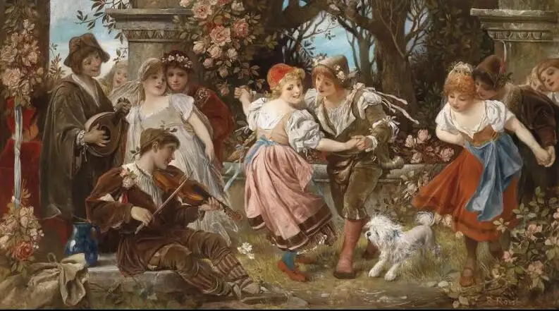 Beibehang-Tribunal Europeu Figuras Papel de Parede, Pintura