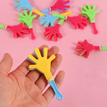 10Pcs Mini Hand Clapper Noise maker Cheering Props Children Clap Your Hands Toys For Kids Birthday Party Favors Pinata Fillers 2