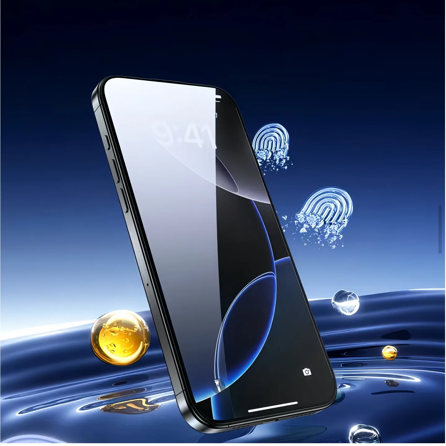 Premium Full-Screen Tempered Glass Screen Protector with Anti-Shatter Technology