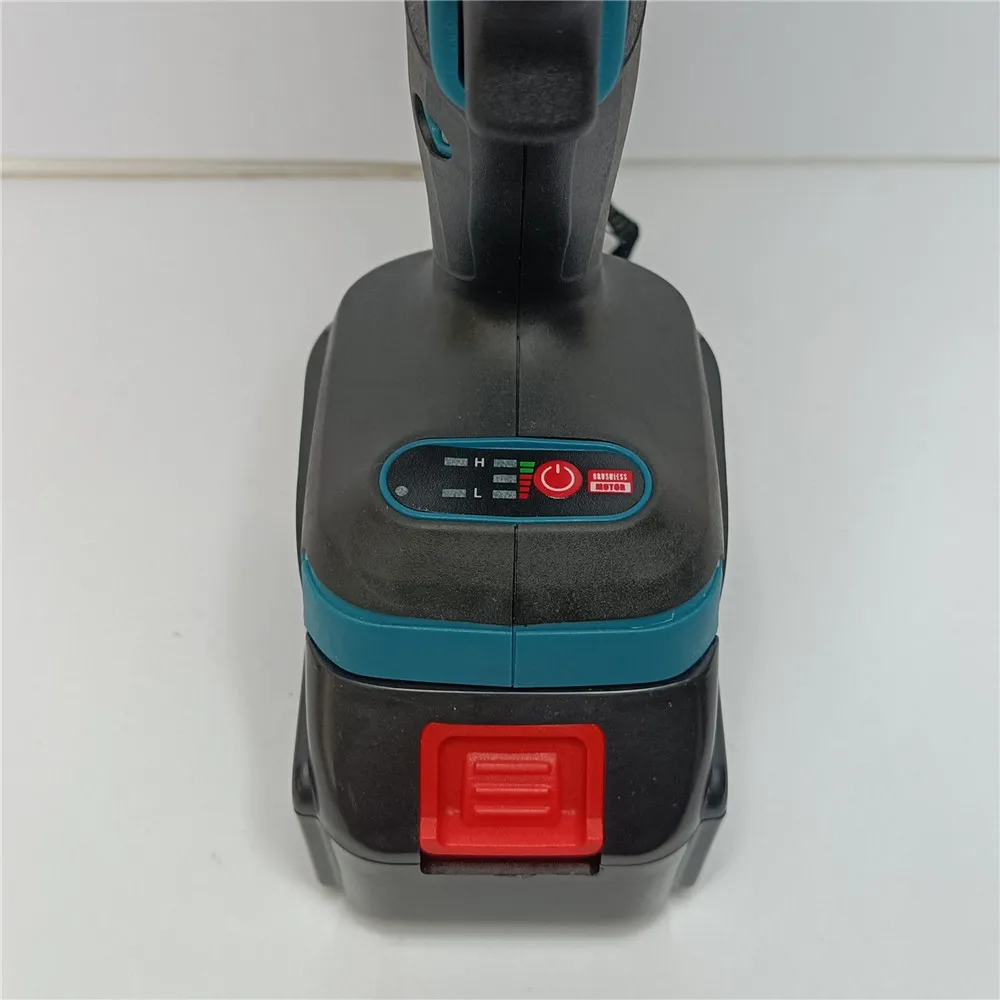 18V 2 In 1 Brushless Cordless Electric Impact Wrench 1/2Inch Power Tools 15000Amh Li Battery LED light Adapt To Makita Battery 3
