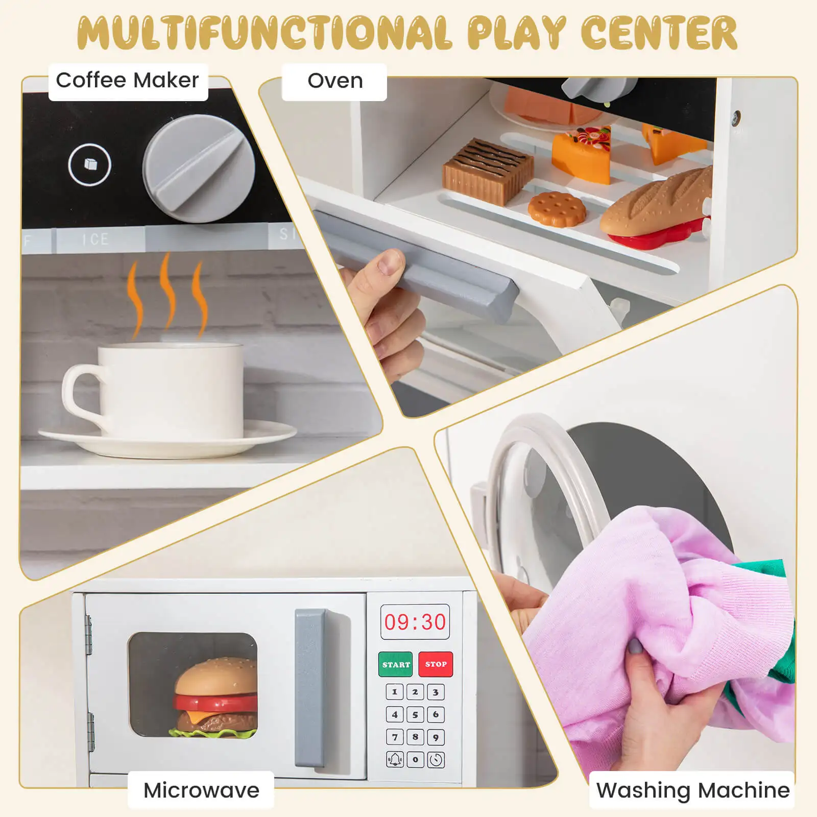 Kids Play Kitchen Toy 5