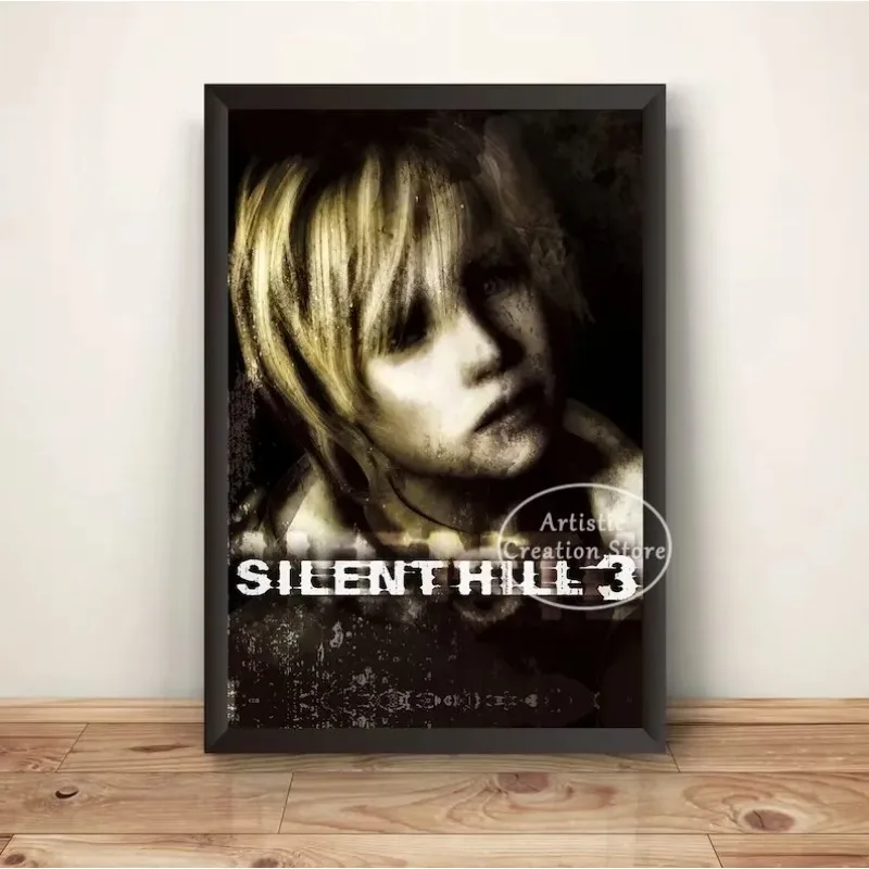 Silent Hill Game Poster Print Art Canvas Painting Wall Art Thriller Game Pictures for Bedroom Room Wall Home Decor Gifts