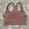 Solid Color Fitness sport Bra Women Cross soft high strength Tight Top Comprehensive Training Gym Yoga Underwear With Chest Pad 4