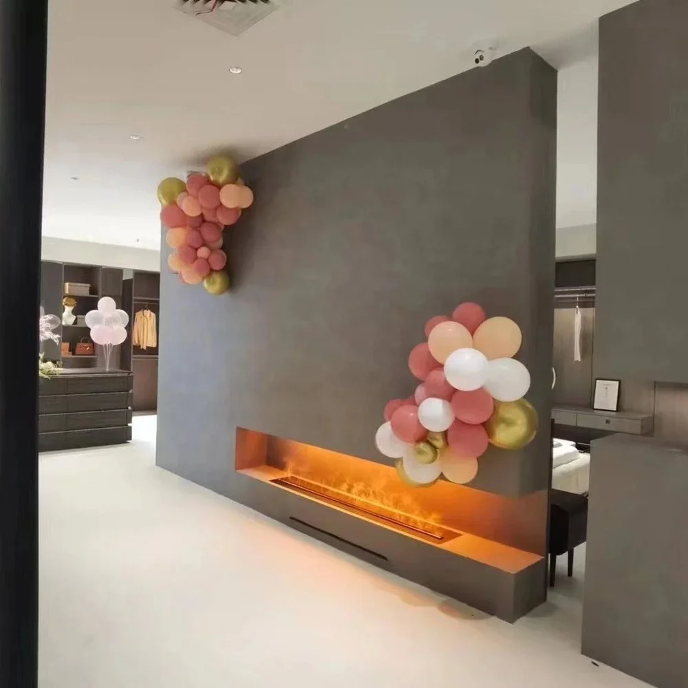 800mm APP colors adjustment home indoor decoration multi colors changing artificial simulated flame water vapor steam fireplace