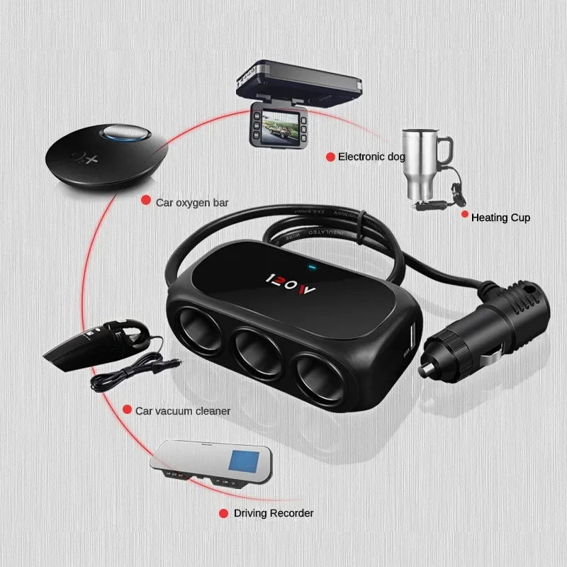  USB     ,  GPS ķ, LED   ÷ , 120W, 3 in 1, 12V, 24V ø