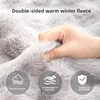 Dog Bed Mat Large Size Sleeping Pad for Winter Use Keep Warm Double-sided Use Golden Retriever Stress-relieving Sleeping Pad 4