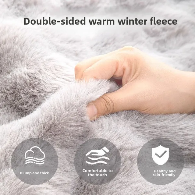 Dog Bed Mat Large Size Sleeping Pad for Winter Use Keep Warm Double-sided Use Golden Retriever Stress-relieving Sleeping Pad 4