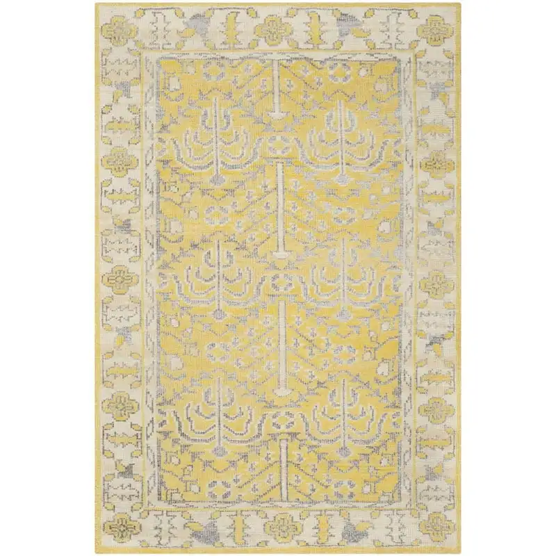 

Wash Dayna Abstract Bordered Area Rug, Yellow, 5' x 8' Keep off rug Kitchen Tomie Darling in the franxx Area rugs bedroom Room a