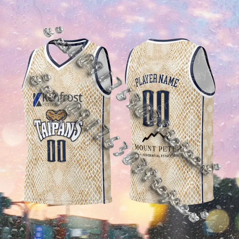 New Summer Arriavl Australia Cairns Taipans Pride Round Jersey Jersey Vest T-shirt For Adult/Kids Tank Tops