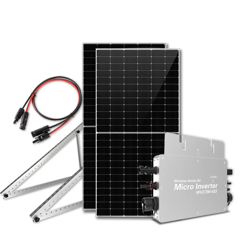 Mini Solar Invert 600W 700W 800W Sistema Plug And Play Pannello Solare On-Grid Tie Power Micro Inverter 2000W
