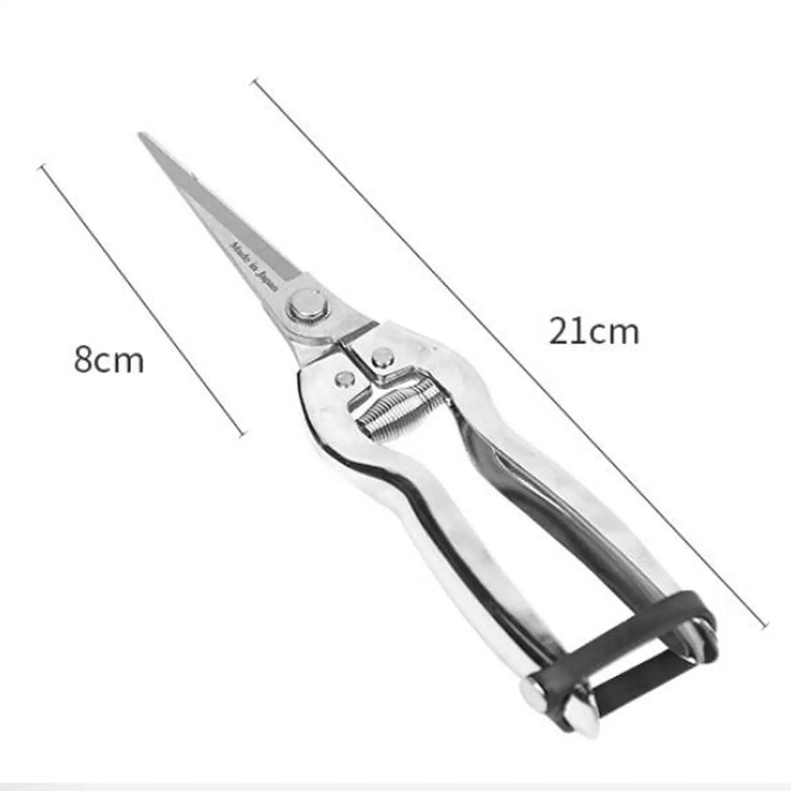 정원 가지 치기 전단 손 정리기 인체 공학적 그립 스테인레스 스틸 휴대용 과일 피커 가위 마당 용 원예 가위