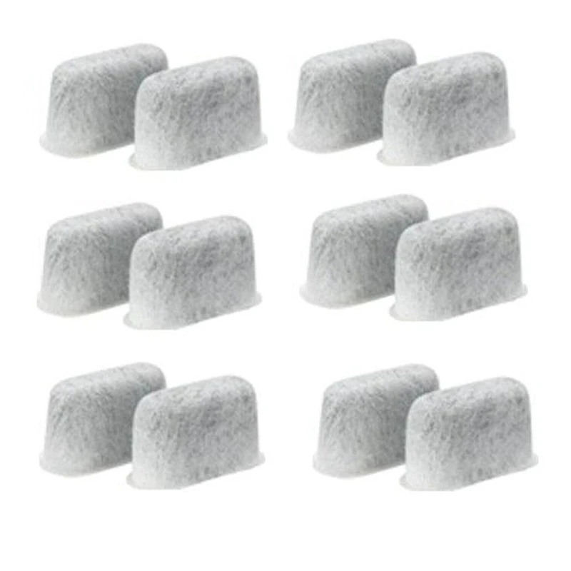 

12 Pack Replacement Charcoal Water Filters for ALL Coffee Makers, -RWF