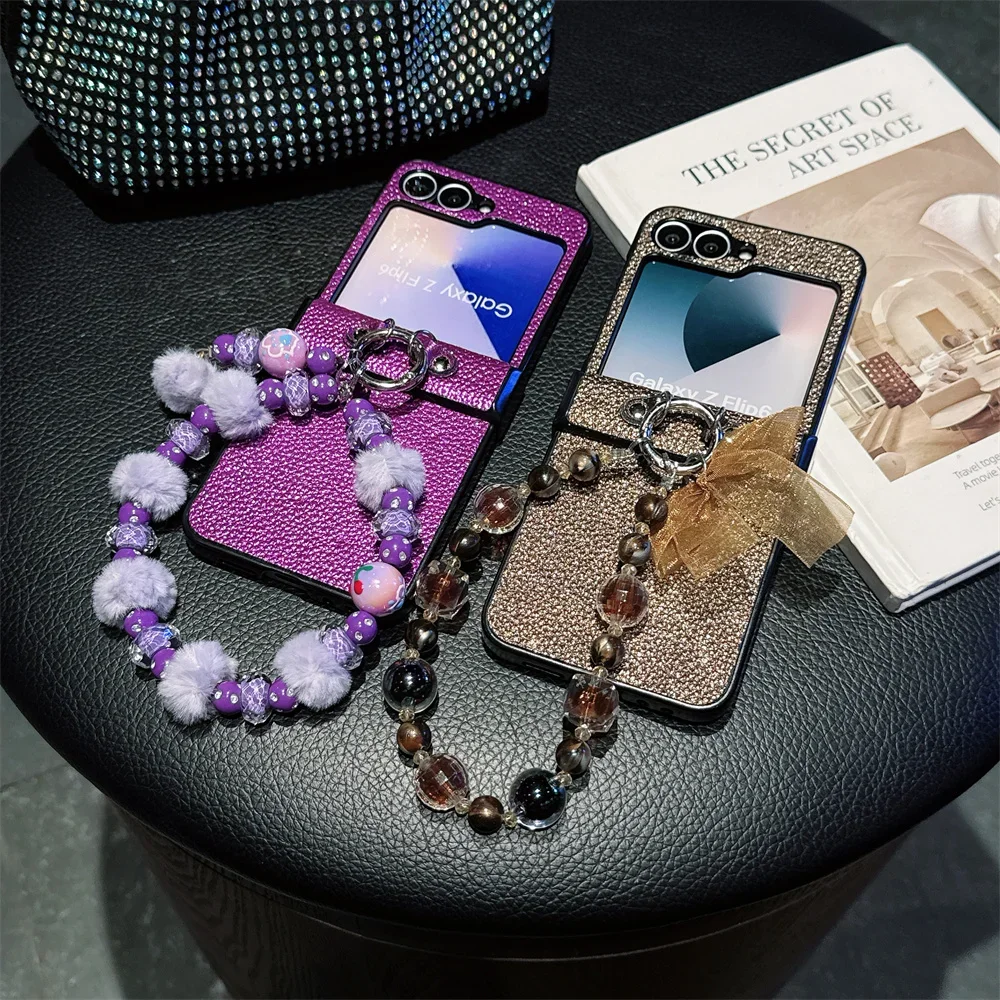 Wrist Strap Hinge Protective Hard Shell Phone Case