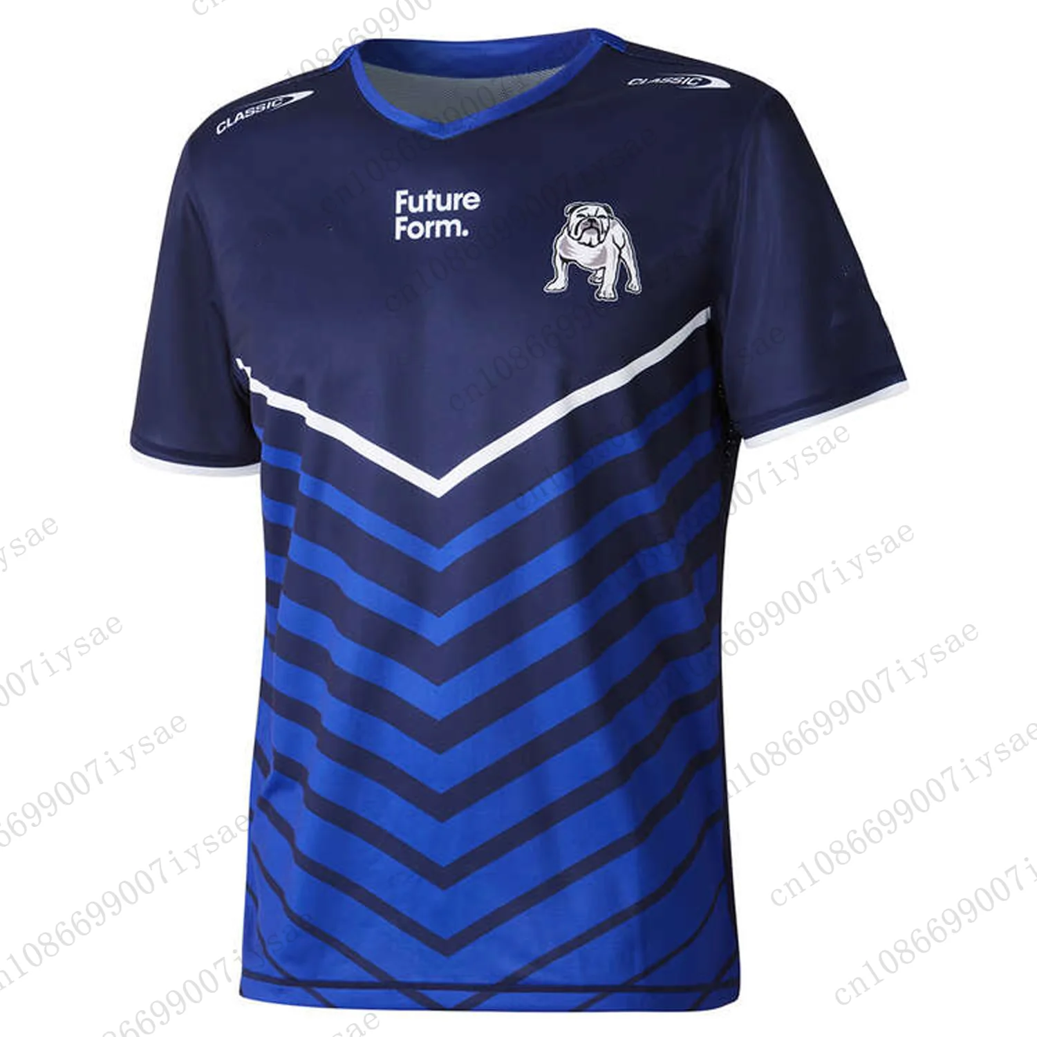 Bulldogs 24/25 Man Rugby Jersey Summer Fathion New Arrival Breathable Training Jersey Football Oversized Uniform For Adult&Kid 2