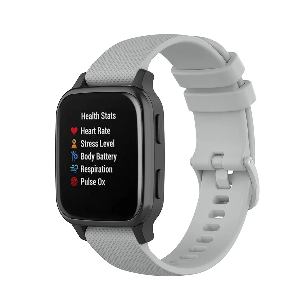 Silicone Wristband Bracelet, 20mm WatchBand Strap