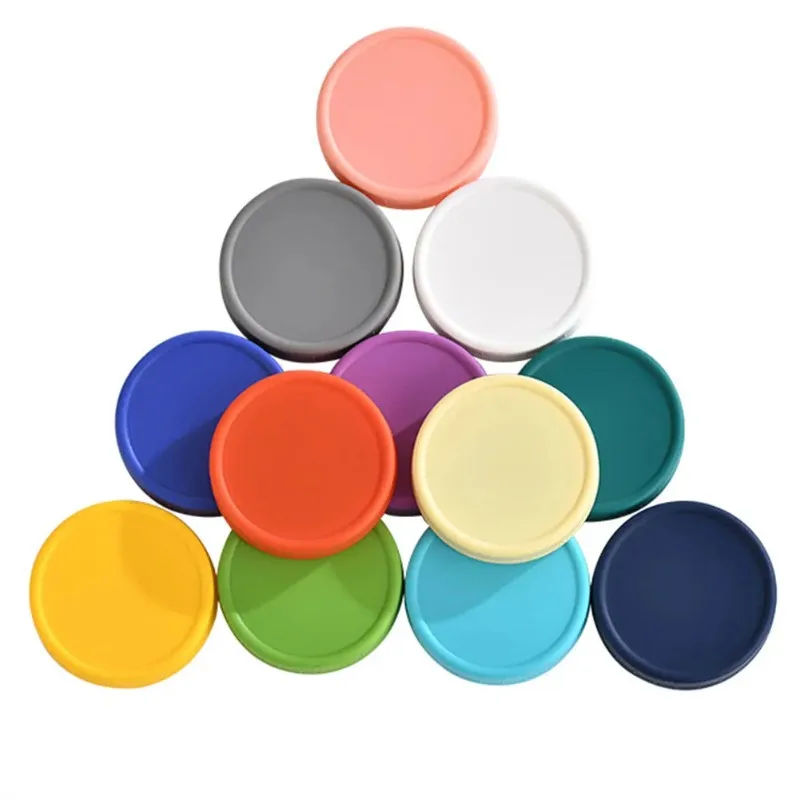 Reusable 86mm Plastic Mason Jar Lids for Wide Mouth Jar Leak-proof Seal Bottle Cover Spout Lid Good Seal Kitchen Tool 12pcs