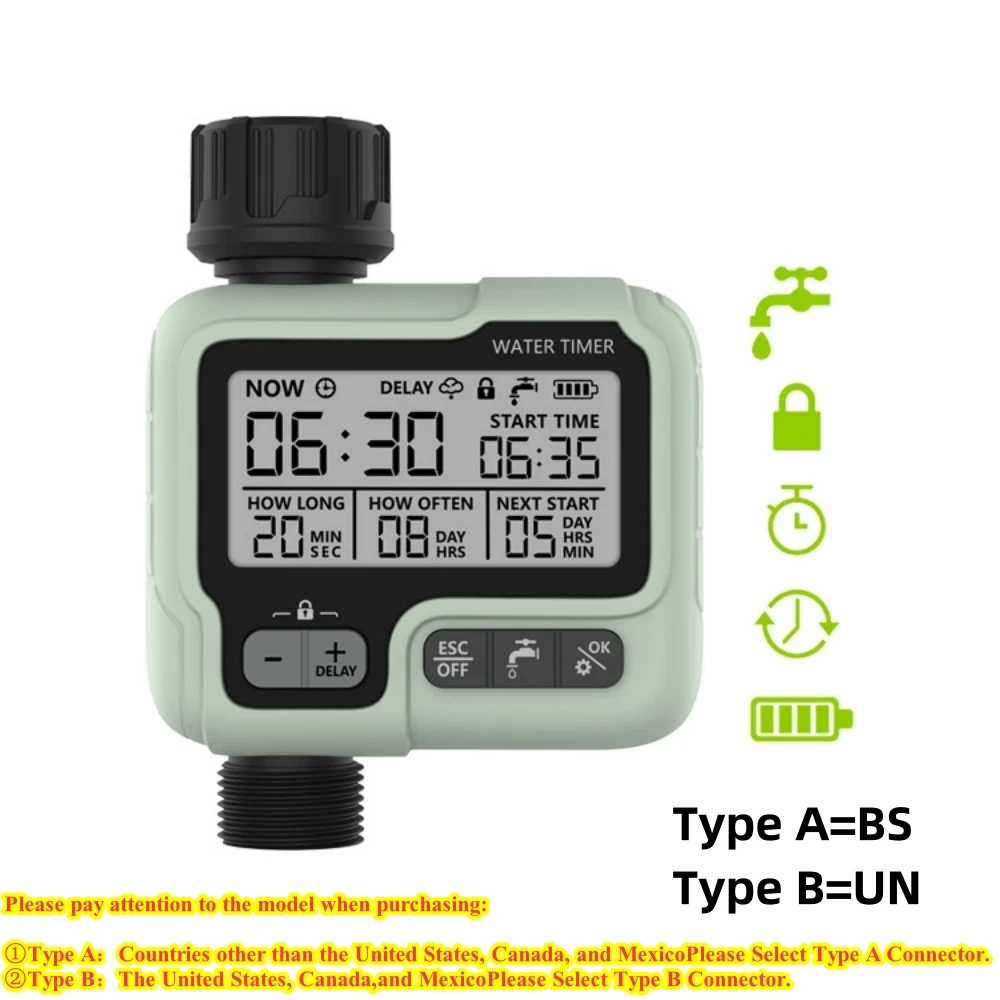 HCT-322 automatische Wasser timer Garten digitale Bewässerungs maschine intelligente Sprinkler im Freien verwendet, um Wasser und Zeit zu sparen — изображение 2